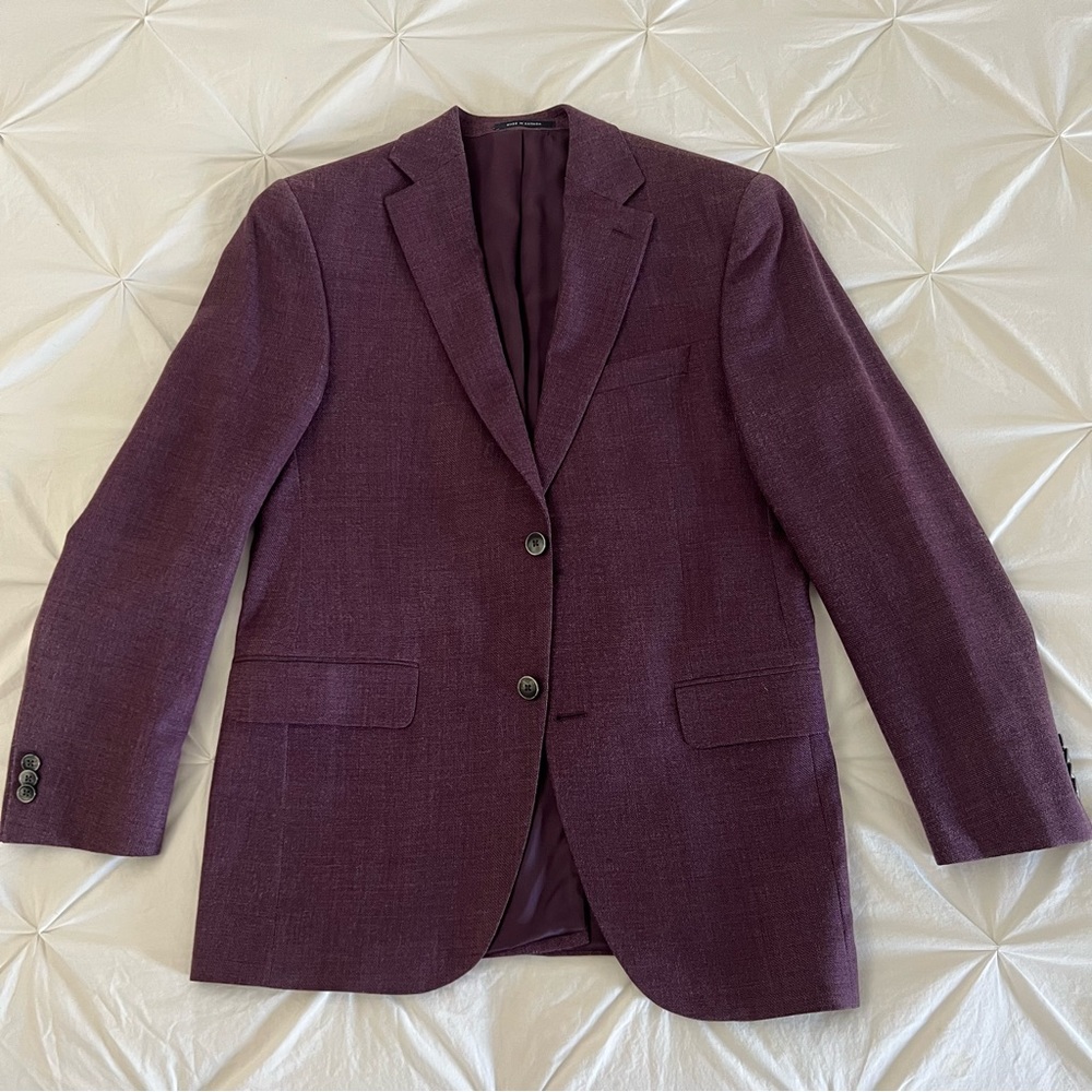 Cremieux Burgundy Blazer